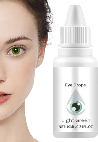 Fancy Drops Eye Color,Augenaufhellende Tropfen,10ml Feuchtigkeitsspendende Komfort-Augentropfen,Fancy Drops Augenfarbwechsler, Rein Natürlicher Extrakt, Erhellen Und Erhellen Ihre Augenfarbe