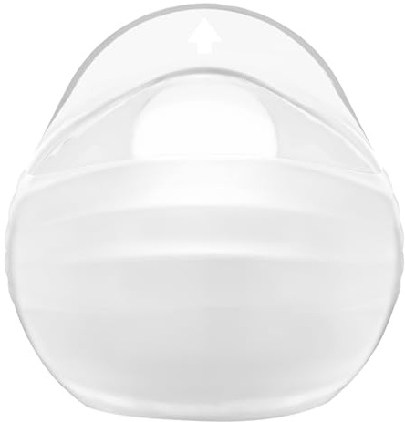 Kencpet Silicone Milk Collector, Wearable Milk Catcher Hands Free Pumping, Passive Breast Milk Shells for Nursing Moms - Breastfeeding Essentials - 3oz/90ml, 1 Count