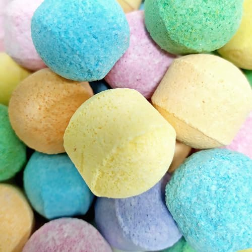 100 Mini bombas efervescentes especial para manicura y pedicura - Ablandan uñas y cutículas - Facilitan manicura y pedicura - Aroma: Surtido - Pack ahorro especial profesionales