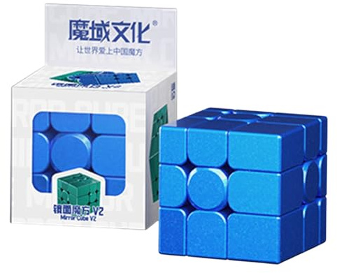 Moyu Spiegelwürfel V2 Standard Stickerless Aurora Blau Puzzle Spielzeug