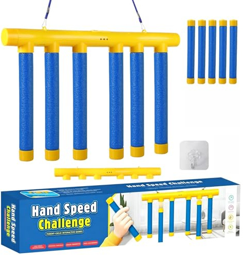 Catching Sticks Challenge Game Jeu Attraper des Bâtons 3 Vitesses Réglables Jeux deBâtons de Chute D'entraînement JeuxAmusants en Famille réactions rapides Noël pour les adultes cadeau d'anniversaire