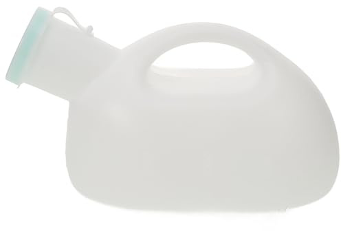 SILENRADAWN Orinatoio Portatile Uomo 2000ml Coperchio Anti-rovesciamento in Plastica Grande Capacità per Anziani Ospedale Viaggi Attività All’aperto