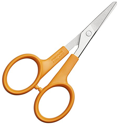 Fiskars nagelsax, rundad spets, Längd: 10 cm, Kvalitetsstål/plast, Classic, 1003028