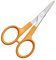 Fiskars Tijeras de manicura con cabos redondos, Longitud total: 10 cm, Acero de calidad/Plástico, Classic, 1003028