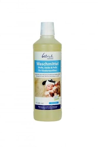 Waschmittel Wolle, Seide und Felle 500 ml - für Kindertextilien - Neue Rezeptur -