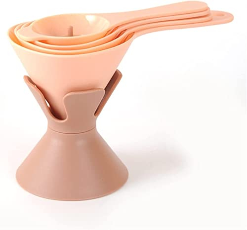VIKIMO Edelstahl-Trichter, Mehrzweck-Küchentrichter-Set, 6-in-1-Multifunktions-Trichter-Set, Flüssigkeitsverteilung, Resttrennung, breite Öffnung, praktisches Dosierwerkzeug für alle Arten von