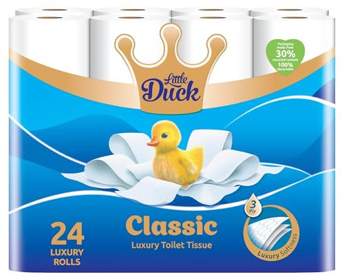 Little Duck 24 Classic Luxury Toilet Tissue Rolls