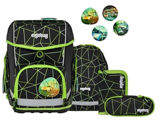 ergobag cubo Set ergonomischer Schulranzen Klassisch 5-teilig 1. Klasse Grundschule