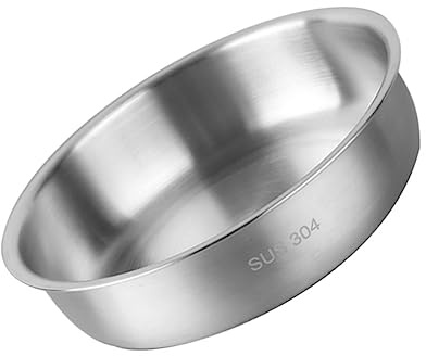 VALICLUD Disco De Acero Inoxidable Plato Redondo Para Cocina Plato De Frutas Vajilla Hogar