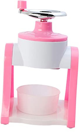 NUOBESTY Tritaghiaccio Manuale Inossidabile per Cocktail e Granita Macchina per Ghiaccio Compatta e Facile da per Bevande Rinfrescanti