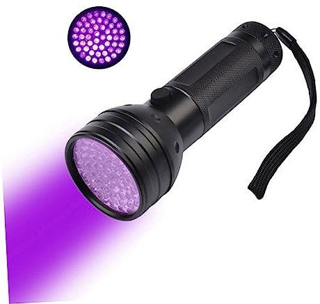 Linterna UV con luz LED ultravioleta para detección de orina de mascotas, multiusos, para joyas, tarjetas de identificación y forenses, linterna portátil de luz