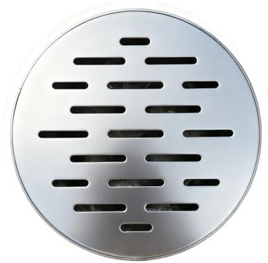 LIKANGLONGJU Rejilla Desague Terraza de Acero Inoxidable de 30cm, Rejilla Desague Jardin Redonda, Ideal para Calles, Jardines y Parques