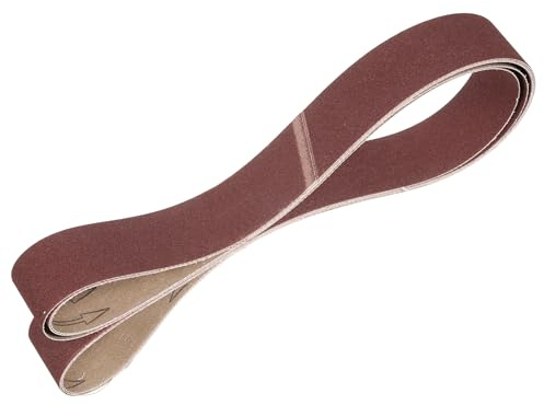 QUARKZMAN 50mm x 1829mm Nastri Abrasivi, 3Pz 120 Grana Carta Vetrata per Levigatrice Ossido di Allumina Per Lavorazione Legno, Lucidatura Metalli, Affilatura Coltelli