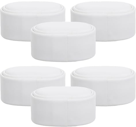Supvox 6 Stück-Pack Weiße Uhrenkissen aus Pu und Schwamm Kleines Uhrendisplaykissen für Uhrenbeweger und Schmuckaufbewahrung Geeignet für Reise und Uhrenständer