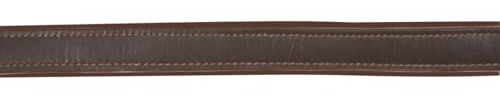Covalliero Cabezada Eco, cabezada de Caballo, Cuero Genuino, marrón, Talla COB, Talla 2, Ajustable en Dos Posiciones, Doble Costura