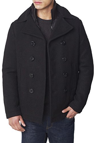 Schott Cyclone2, Giacca Uomo, Nero (Schwarz (Black)), L