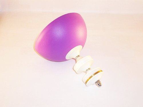 MONOBOLO Weiss mit Henrys Circus Diabolo Halbschale lila