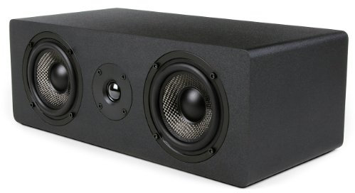 Micca MB42X-C Advanced Center Channel Speaker for Home Theater, Surround Sound, Passive, 2-Way (Black, Each)