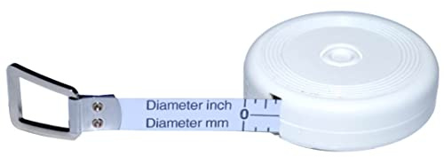 Meterex Diaflex Mètre Ruban Pour Mesure De Diamètre De Buches, De Troncs Et De Tuyau De 6 Pi/ 2 M, Métrique Et Impérial
