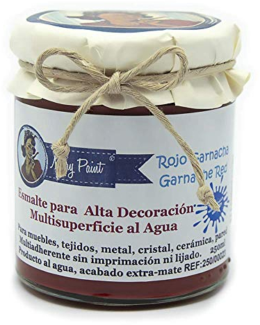Pintura Multisuperficie al agua Mate efecto Chalk 250 (Rojo Garnacha)