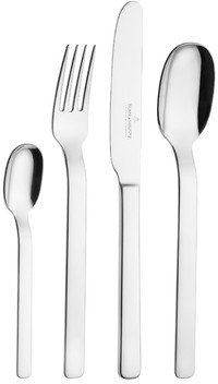 Picard & Wielputz Lavita – Servizio da tavola, Set Regalo con Manico, in Acciaio Inox, Argento, 30 x 30 x 30 cm