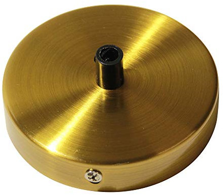 Baldachin 100 x 20 mm aus Edelstahl Altbronzefarben mit Befestigungsmaterial Deckenbaldachin Deckenrosette Vintage
