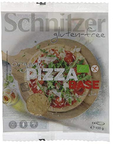 Schnitzer Gluten Free | Base de pizza | 3 x 100g (Reino Unido)