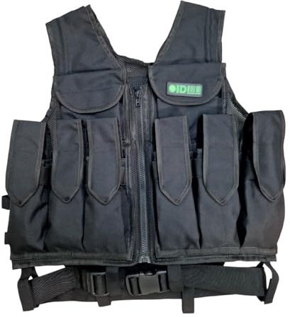 IDP Paintball Tactical Weste 9 Pods HP Magfed Schwarz