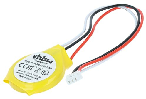 vhbw BIOS-Batterie Ersatz für Dell GC02000KH00 für Computer Notebook (200mAh, 3V, Li-Ion)