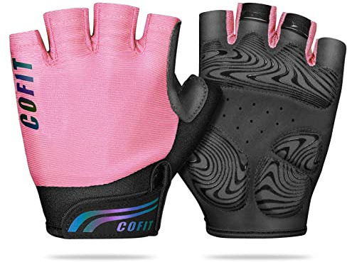 COFIT Guantes de Ciclismo Unisex Medio Dedo con Gel Acolchado, Antideslizantes y Transpirables para Bicicleta MTB y Carretera