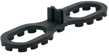 Sanpro Terrassen Abstandshalter für Terrassendielen, Fugenstärke 7 mm, Anzahl 100 Stück (Abstand Abstandhalter Halter) (Pack à 100 Stück)