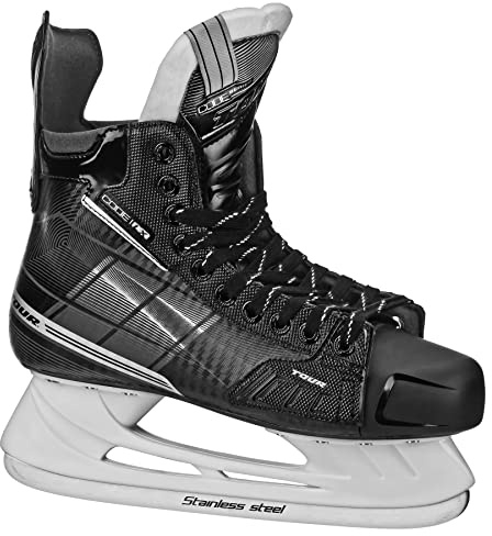 TOUR Code LX Hockey Ice Skate Black Size 12