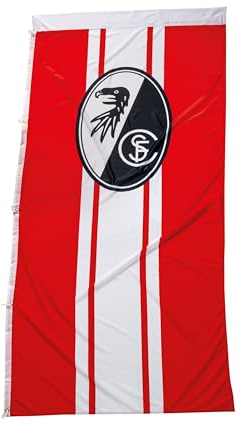 SC Freiburg Hissfahne HF Rot/Weiß 100 x 200 cm