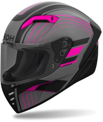 AIROH CASCO INTEGRALE CONNOR ACHIEVE PINK MATT S