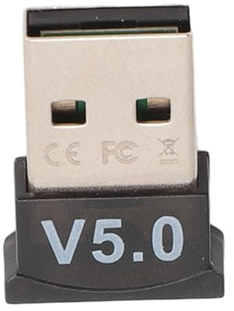 Adaptador Bluetooth USB para PC, Receptor Dongle Bluetooth 5.0, Adaptador Bluetooth Inalámbrico USB 5.0 de Baja Latencia, Compatible con 7/8/10