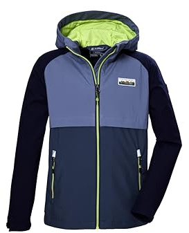 killtec Softshelljacka/utomhusjacka med huva KOS 137 BYS SFTSHLL JCKT, mörk denim, 164, 42999-000