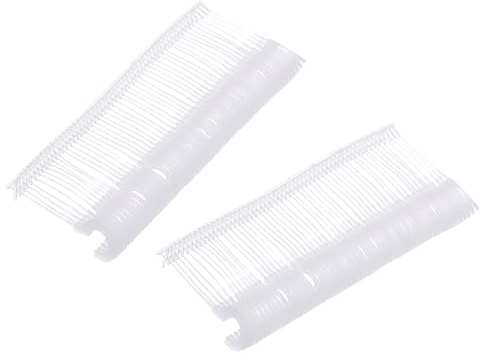 QUARKZMAN 2000 Stück Heftfäden Etikettierpistole Standard, 25mm Tag, Klar | Pins aus Kunststoff Karton Etiketten mit Loch, Etikettierung von Kleidung und Textil