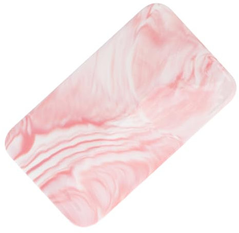 DECHOUS Elegante Vassoio in Ceramica Marmorea - Perfetto per Pizza Pane Formaggio Frutta Stile Occidentale Sicuro da Tagliare