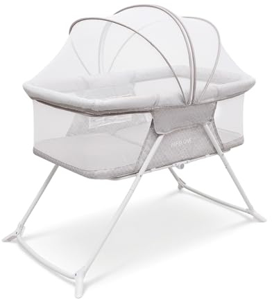 MFSLOVE Foldable Baby Crib With Mosquito Net for home or travel
