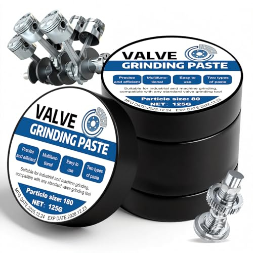 AllisWay Pate a Roder Soupape, Pate Echappement, Rodage Soupape, Soupapes Polies avec Précision, Protège Les Composants du Moteur, Convient aux Voitures, Motos et Camions, 250g
