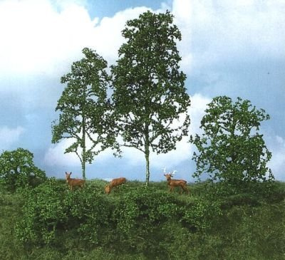 Heki 1671 Foliage Trees U. Bujes, 15 Piezas, Color Verde Medio