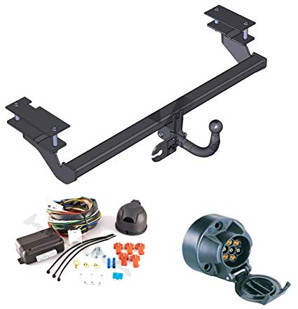 AHK Anhängerkupplung mit Elektrosatz 7 polig für Opel Astra III H 2004-2009 Schrägheck Anhängevorrichtung Hängevorrichtung - starr, mit angeschraubtem Kugelkopf