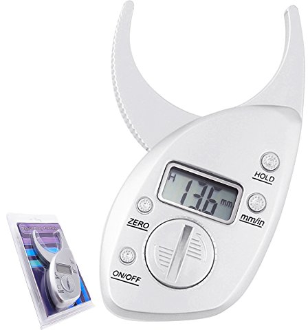 Digital Fitness Leder Notebook Fat Caliper Tester mm Zoll Athletic Women/Men Body Tools Kit LCD-Anzeige Überwachung