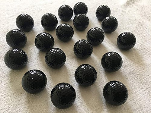 MEIERLE & Söne 20 stycken svarta golfbollar svart golfboll