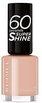 Rimmel London 60 Seconds Super Shine - Nail Polish N.708 Kiss in the nude