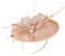 Fascinator Hütte Stirnband Mesh Haarband Pillbox Hütte Hairhoop Tee- Party Headwear Kopfschmuck für Haar Zubehör Rosa