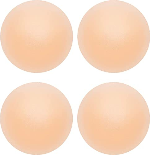 Memoryee Nippelpads Damen Nippel Covers mit Brustwarzenschutz Ultra Dünne Unsichtbare Pasties Wiederverwendbare Selbstklebende Silikonhülle