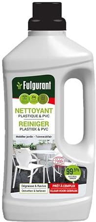 Fulgurant - Nettoyant Plastique et PVC, Dégraisse et ravive les couleurs - Ecocert 100% Naturel, 1L
