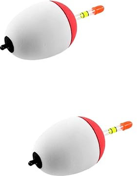 Toddmomy 2pcs Lightweight Fishing Bobbers Buoy Carp Fishing Tackle Floats for Floaters Assortment
