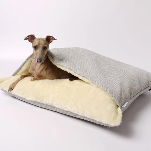 RAEF 1 Uds Perrera Grande Invierno cálido Gato Nido Saco de Dormir extraíble y Lavable Almohadilla para Dormir Suministros para Mascotas cojín para Perro casa Grande sofá Suave